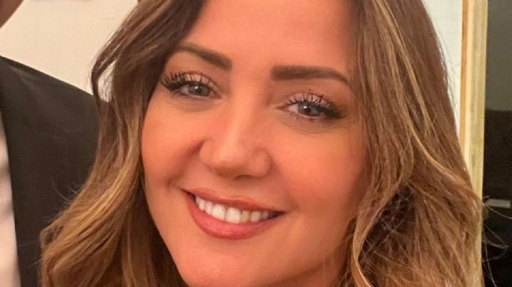 Desde las escaleras, Andrea Legarreta cautivó a todos
