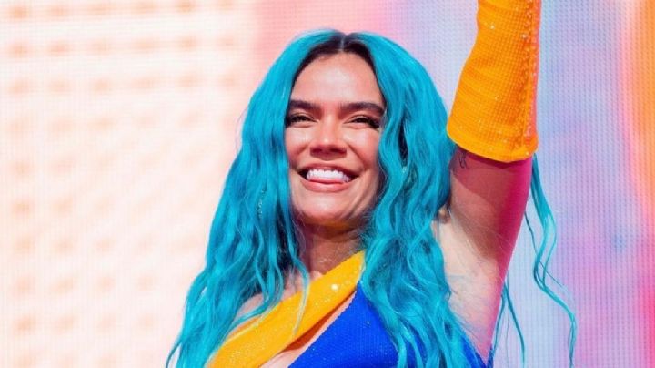 Cómo fue la visita de J Balvin a Karol G en el Coachella 2022