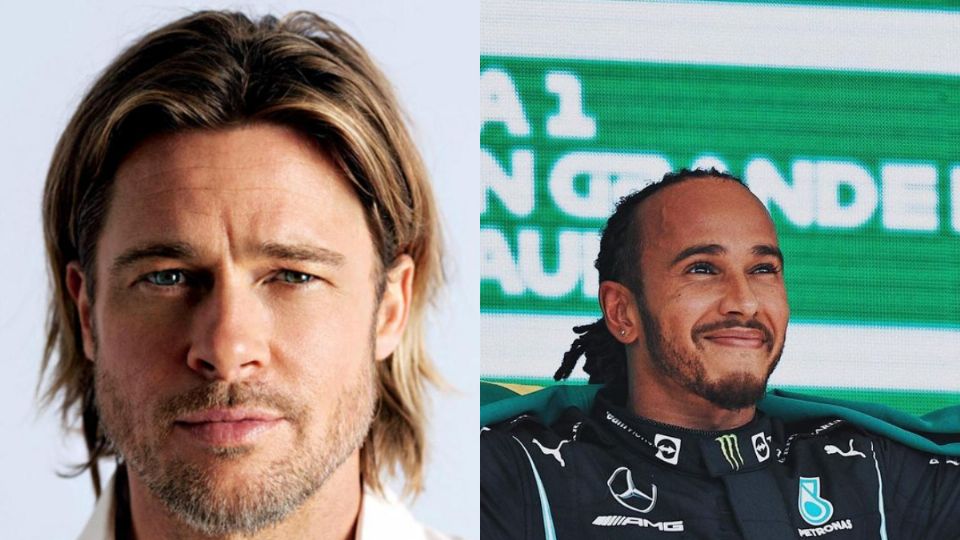 Brad y Lewis. Fuente: Instagram @lewishamilton - Wikipedia