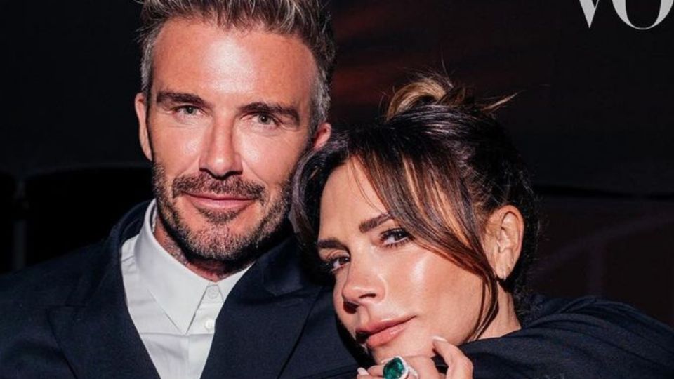 David y Victoria, posando. Fuente: Instagram @victoriabeckham
