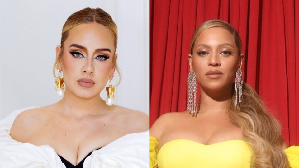 Adele y Beyoncé. Fuente: Instagram @adele @beyonce