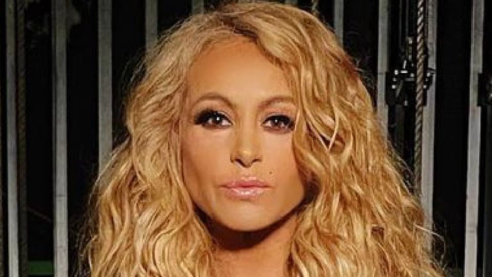 Paulina Rubio, posando. Fuente: Instagram @paulinarubio