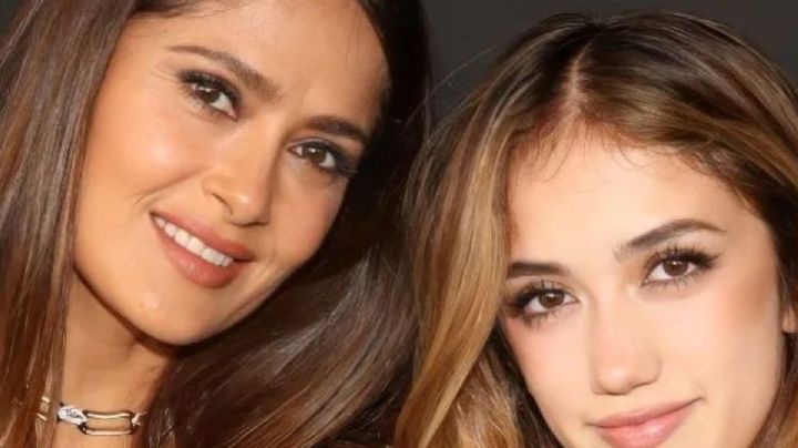 Hermosa: La hija de Salma Hayek sorprende con un look rocker