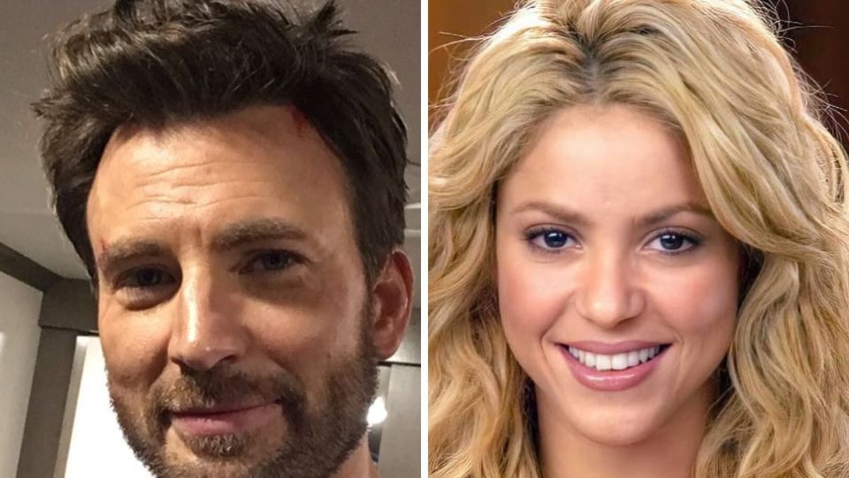 Fuente Instagram @chrisevans/@shakira_1988