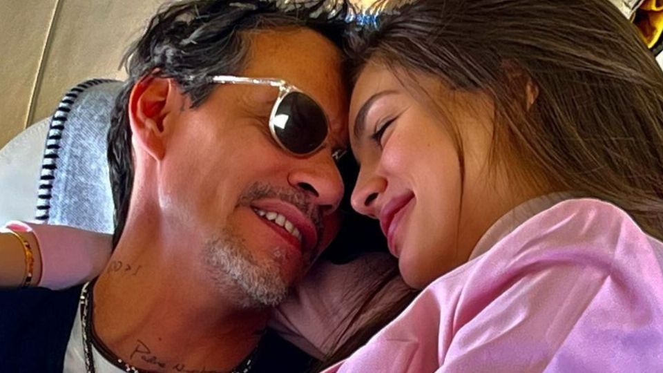 Marc y Nadia, posando. Fuente: Instagram @marcanthony