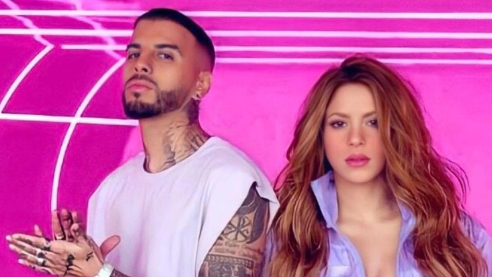 Shakira y Rauw Alejandro, posando. Fuente: Instagram @shakira