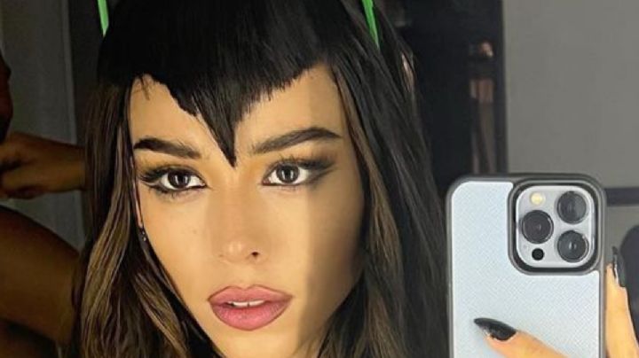 Así celebró Danna Paola su nuevo récord