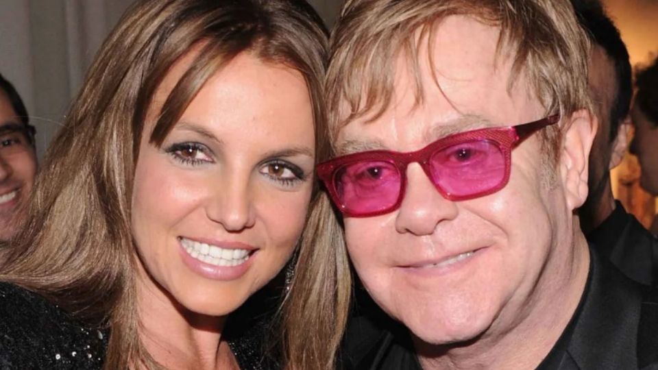 Britney y Elton, fuente: Archivo La Sabrosita.