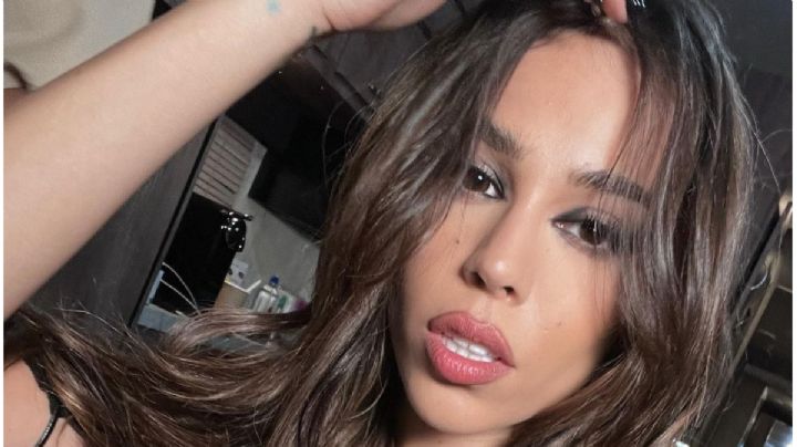 	Desde el escenario, Danna Paola presume su diminuta cintura