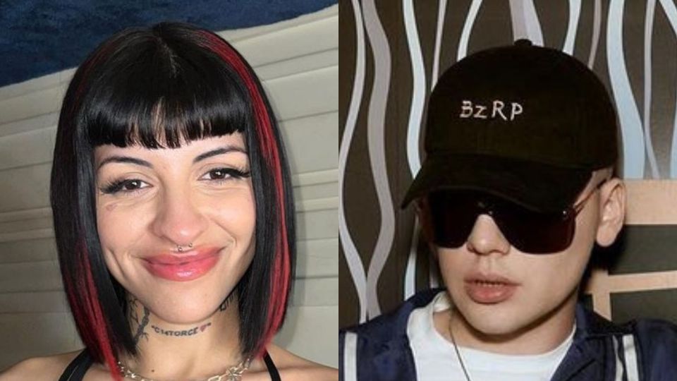 Fuente: Instagram @cazzu y @bizarrap