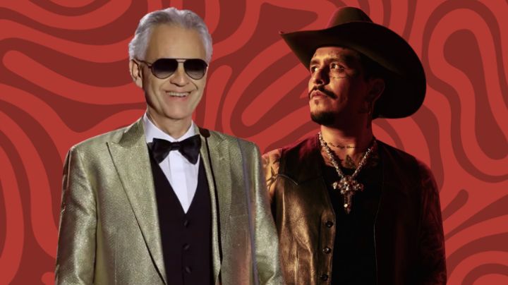 Andrea Bocelli invitó a Christian Nodal a cantar en su Aniversario