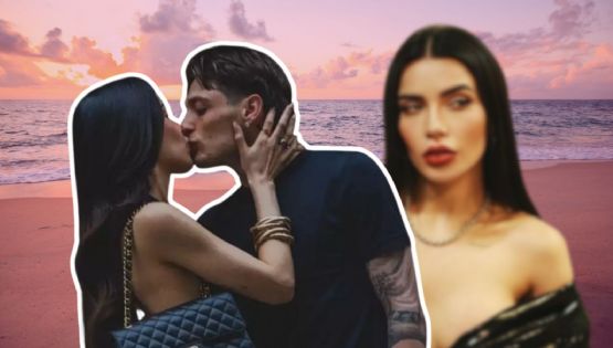 Ex de Peso Pluma presume visita a la playa con Vinicius Jr.