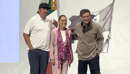 Grupo Intocable sorprende en la mañanera. ¿Posible concierto en el Zocalo?